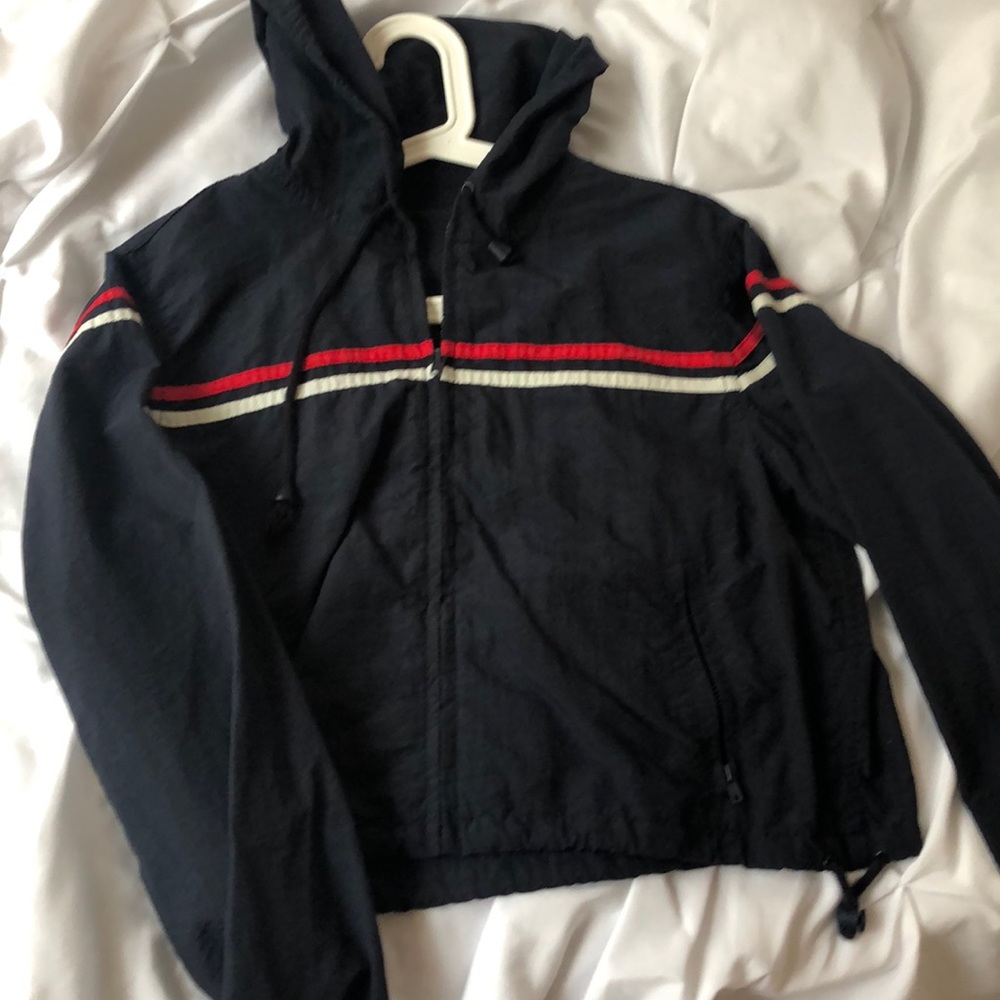 Striped Windbreaker